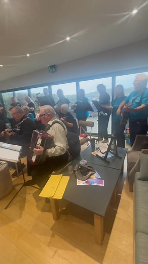 The fun is in full swing over at Saundersfoot for The Slipway Ukes Present Afternoon Tea & Tunes at the St Bride’s Spa Hotel. Here are our favourite ukulele players singing a smashing Beatles song…can you name it? #slipwayukes #paulsartorievents #afternoonteaandtunes #charityfundraiser | Paul Sartori Foundation