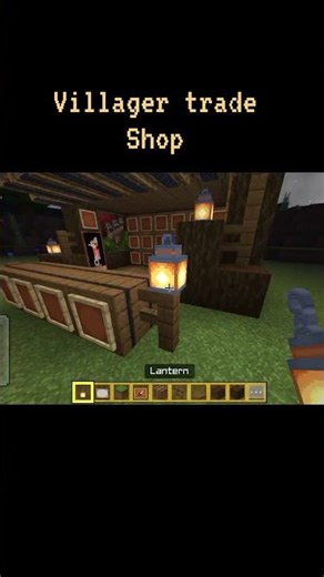 villager trading shop#minecraft