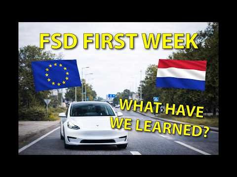 Tesla FSD Supervised first week - what have we learned?