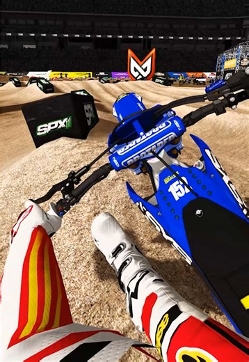 This A2 track is so gnarly 😳 Tonight is going to be insane! 🔥 #supercross #mxbikes #supercrosslive