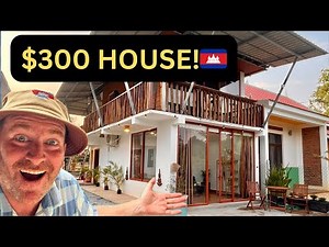 $300 Expat House in Siem Reap Cambodia 🇰🇭 4K