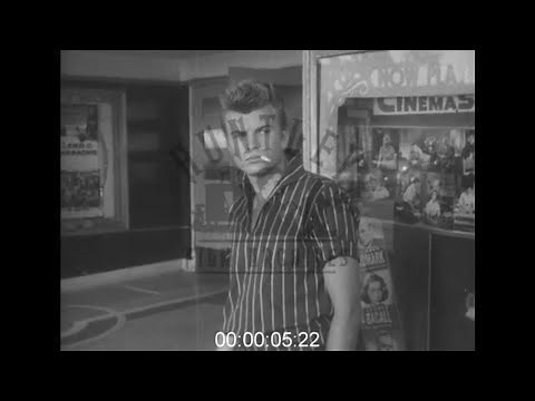 Dramatic Film about Youth Gangs and Violence, 1960s - Film 1036154