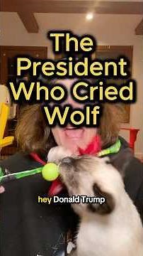 The President that Cried Wolf #PaulaPoundstone #Trump #PoliticalComedy #CriedWolf #tds #trumplies