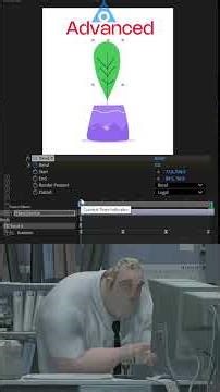 After Effects Noob Vs Pro: CC Bend it | Plant animation | #aftereffects