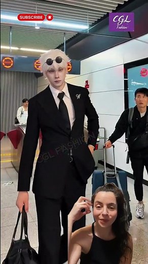 2.10m In The Metro… No One Ignored Him 😳 #style #ootd