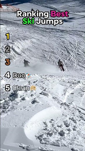 Ranking Best Ski Jumps #skiing #funny