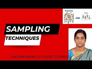 SAMPLING - MEANING, DEFINITION,TYPES, TECHNIQUES in Tamil