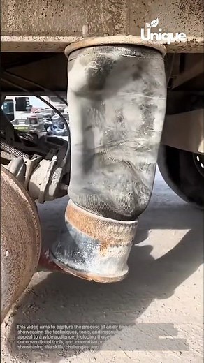 Air bag suspension inflating: people inflating air bag suspension