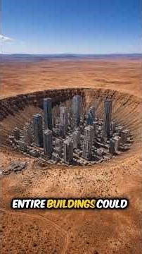 ☄️🌍 Earth Has a Hole Created by Something From Space #unknownearth #facts #cratera