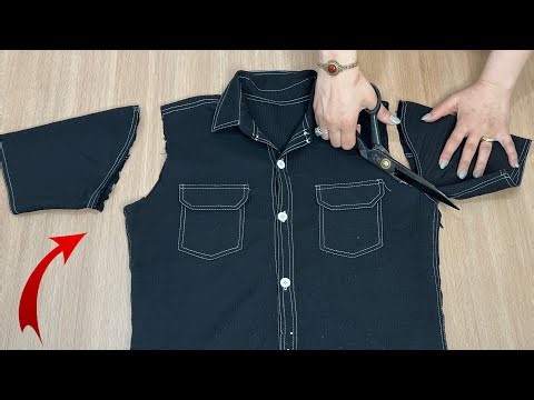 ✅💥 [DIY] A great idea for repurposing clothes ♻️ How to easily repurpose old clothes 🪡 Recycling