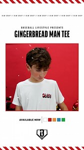 THE GINGERBREAD MAN TEE IS AVAILABLE NOW AT BL101.COM 🎄 #BaseballLifestyle | Baseball Lifestyle 101