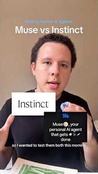 I tested Muse and Instinct. The two AI Agents everyone is talking about, but I definitely prefer one