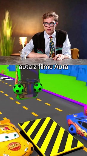 Auto na auta na auta z filmu Auta. #cars #funny #fyp #auta