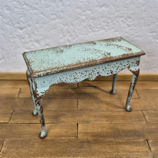 Rustic Queen Anne Table for 1/12 Dollhouse - Etsy