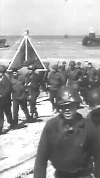 Omaha Beach on D-Day (June 6, 1944)
