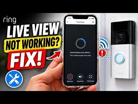 Ring Camera Live View Not Working? Try This First !