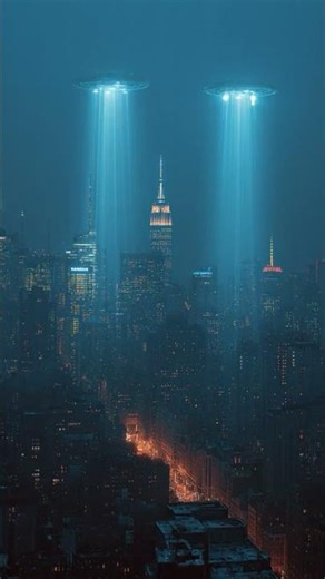 Alien Attack in Neon City 🌌🔥 | Futuristic Sci-Fi Laser Battle | AI Short Film #shorts