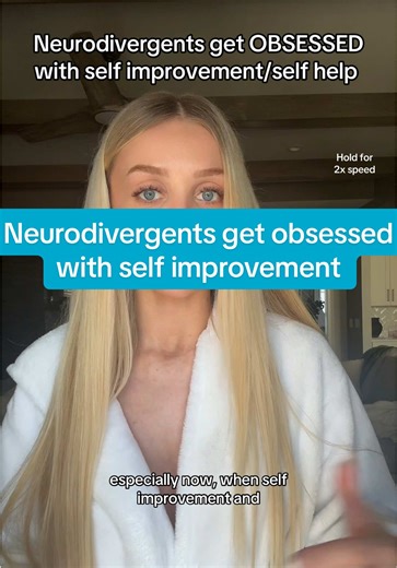 Neurodivergent people and the endless cycle of self improvement #neurodivergent #neurodivergenttiktok #neurospicy #autisticadult #neurodiversity