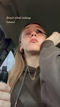 Anna's everyday school makeup tutorial #makeup #tutorial #diy #fyp