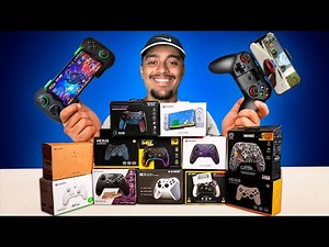 Top 5 GAMEPADS BARATOS pra CELULAR // Fica igual um CONSOLE PORTÁTIL