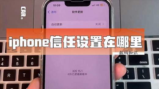iPhone设备管理：信任应用步骤详解