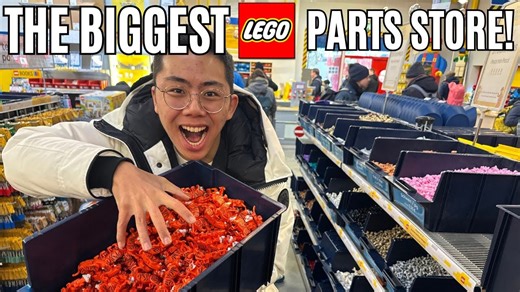 参观世界上最大的乐高零件商店！【DuckBricks】【中文机翻】