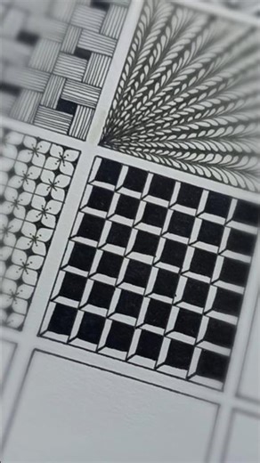 Easy doodle pattern ✏️ | Doodle art for beginners #doodleart #zentangle #shorts #viral #trending