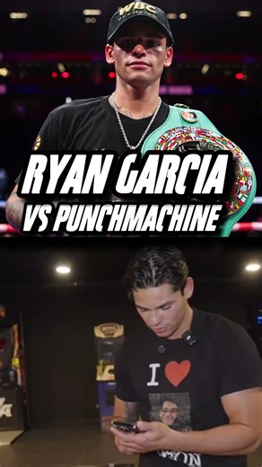 Ryan Garcia Tries to Beat the INSANE Punch Machine Score! 😱