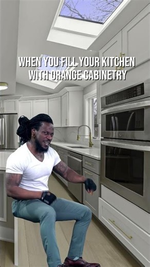Turn Your Kitchen Into a Safe Space | Orange Cabinetry #homeimprovement #diy #homeremodeling