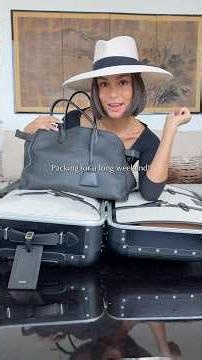 How to pack light for a long weekend #traveltips #elegantstyle