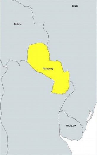 This Country Almost Disappeared 😨 #paraguay #maps #worldmaps #mapsworld #history #geography