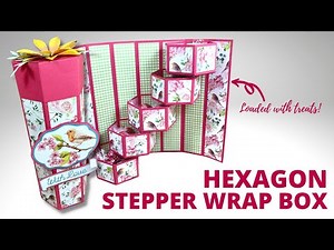 Hexagon Stepper Wrap Box | Tower Box Cards