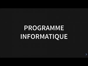 Executer un programme informatique