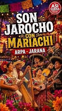 Arpa, Jarana y Mariachi 🇲🇽 Son Jarocho Alegre | Mira la Canción Completa #sonjarocho #mariachi