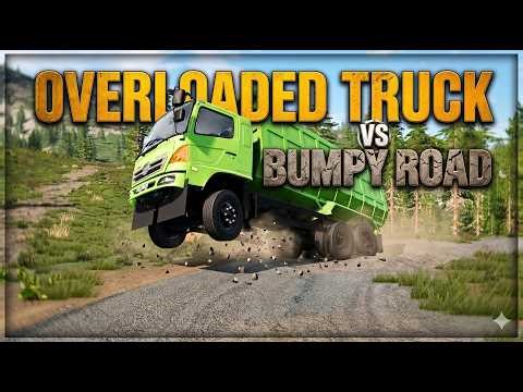 Truck vs Bumpy Road