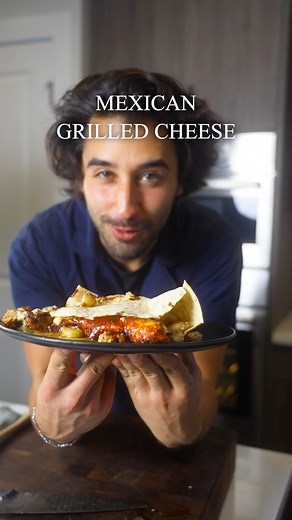 Mexican grilled cheese 🧀 #acooknamedmatt #recipes #cookingvideo | Matt Broussard
