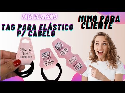 How to Make a Xuxa Hair Tag or Gift Bracelet for Clients 2022 - Elastic Hair Tag