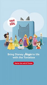 Save up to 36% off your Toniebox bundle during our Black Friday Sale. Sitewide 25% code automatically applies at checkout! Celebrate the season with our deals now through December 2nd. Bring the enchanted worlds of Disney princesses to life on the screen-free Toniebox! Bring the enchanted worlds of Disney princesses to life on the screen-free Toniebox! | tonies