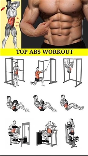 top six pack workout #motivation #gym #fitness