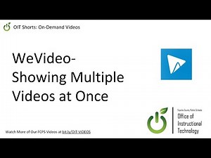 WeVideo- Showing Multiple Videos at Once