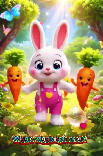 🐰🥕🎶 The Bunny and the Carrot Dance#shorts