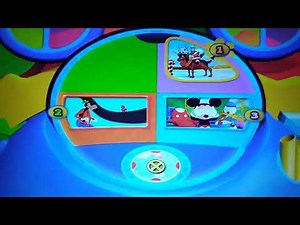 dvd menu walkthrough Mickey mouse clubhouse Mickey saves Santa UK DVD 2007