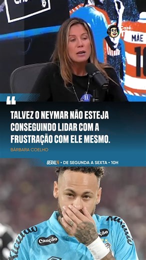 CazéTV on Instagram: "''TALVEZ O NEYMAR NÃO ESTEJA CONSEGUINDO LIDAR COM A FRUSTRAÇÃO COM ELE MESMO'' seria o resumo do posicionamento do Neymar no jogo contra o Flamengo? #GeralCazéTV #TempoRealCazéTV #Brasileirão #Santos #Neymar"