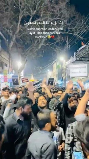 aaytulla Ali khamenai sahab ki shahadat pr juloos -e-ehtejaj.AYODHYA 1/3/26