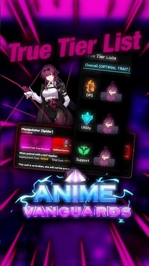 The Only True Tier List of AV UPD 11.0!!! | Roblox | #roblox #animevanguards #showcase