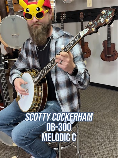 Lickipedia Part 5! 🪕 Scotty Cockerham is taking the Gold Tone OB-300 for a spin with a tasty Melodic C lick. That gold-plated tone is unmatched! ✨ Check out the OB-300 at the link in our bio or here: https://tinyurl.com/4wx8t7fe #BanjoTok #Bluegrass #GoldTone #Lickipedia #BanjoLicks #ScottyCockerham #Musician