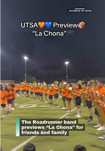 UTSA Band Performs 'La Chona' for Season Preview