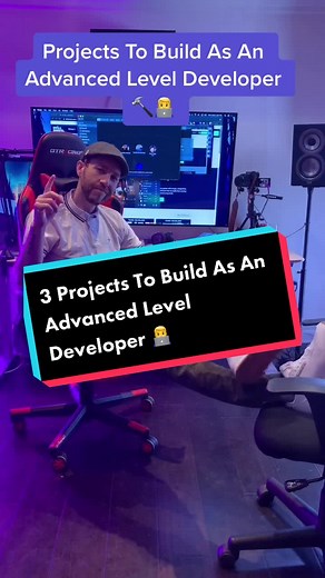 3 Projects To Build As An Advanced Level Developer 🔨👨‍💻 #programmer #developer #codingtiktok #code #advanced #tips #projects