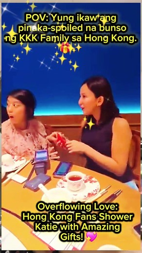 Overflowing Love: Hong Kong Fans Shower Katie with Amazing Gifts! 💖#shorts #ytviral #trending