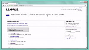 LeapFILE Portals
